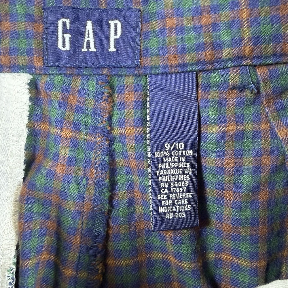 NWT Vintage Gap Short Women's 9/10 Pleated Front High Waist Dark Academia - Picture 3 of 7